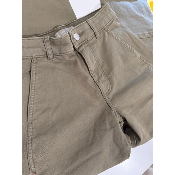 $118 Everlane The Utility Barrel Pant Green - size 0 - Picture 12 of 12